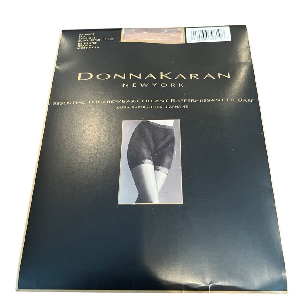 Donna Karan  essential toners nude Sz.Tall ultra sheer Pantyhose